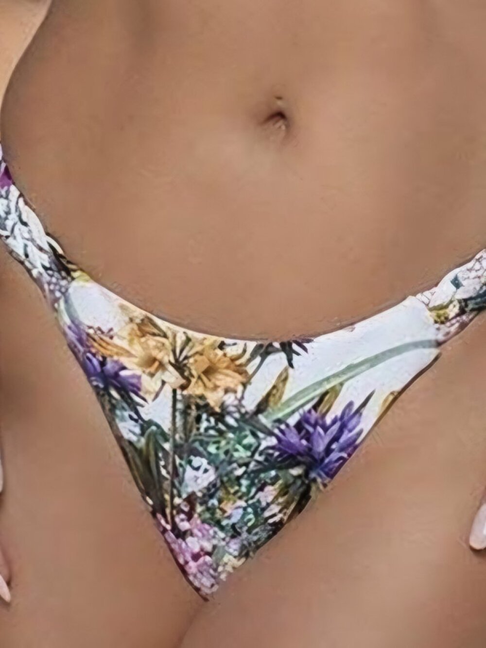 Swiminista Bikini Bottom Women's Medium Tropical Swim x Christian Lacroix NWT
